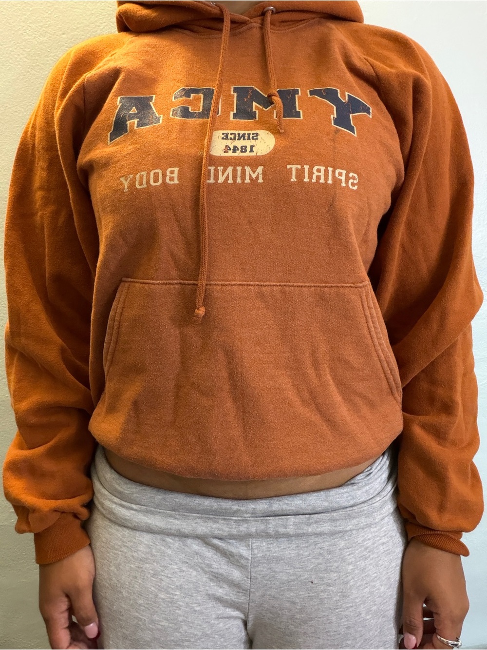 Jerzees Orange Kids Hoodie Sweatshirt